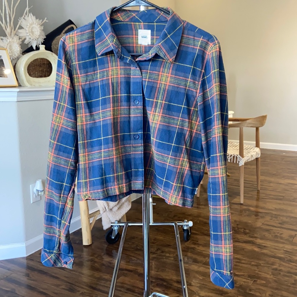 VANS CROPPED FLANNEL